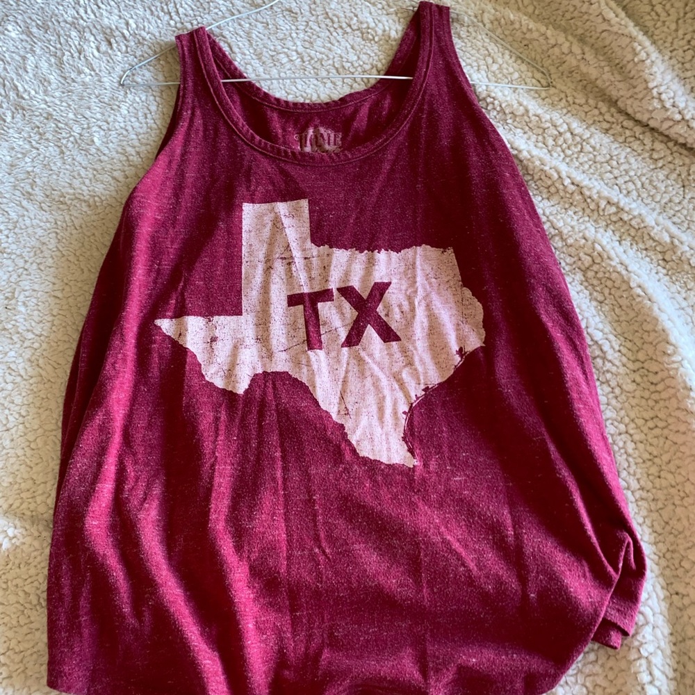 Home free, size small, Texas tank top